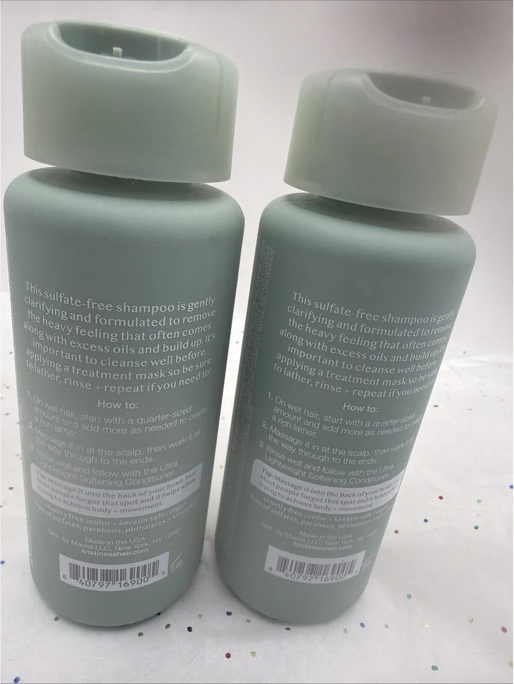 (2 Pack) Kristin Ess Ultra Rich Softening Shampoo 10oz Duo Salon Hair Care NWOB